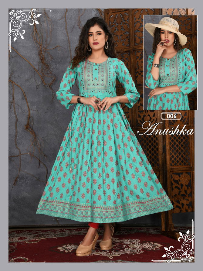 Anushka Vol 2 By Aagya Anarkali Kurtis Catalog